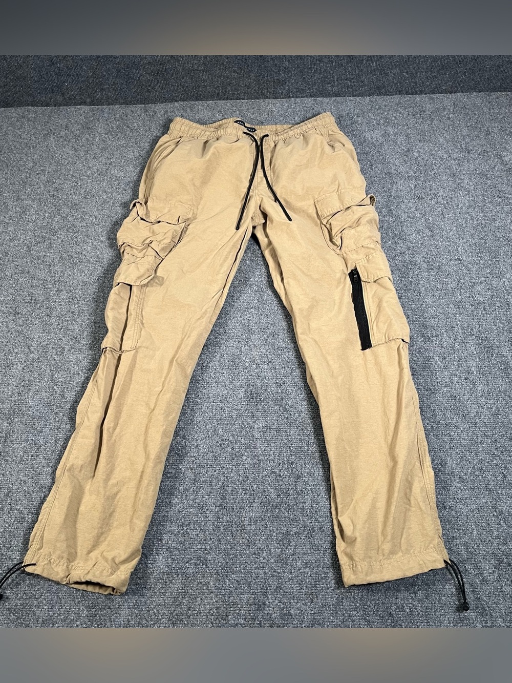 Vintage Aeropostale Paratrooper Cargo Pants Mens Medium 30x30 Beige Y2K